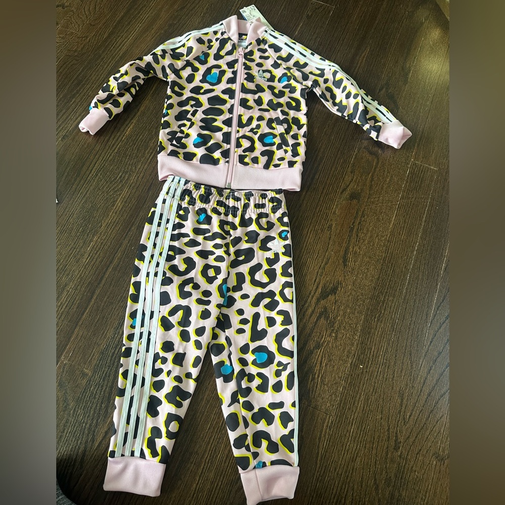 3T Adidas Leopard Print Tracksuit TAGS ON!